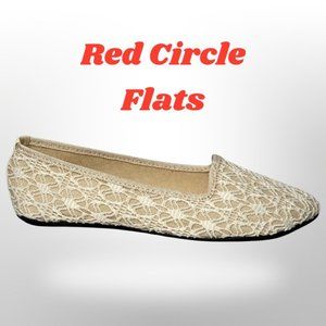 New In Box Red Circle Flats